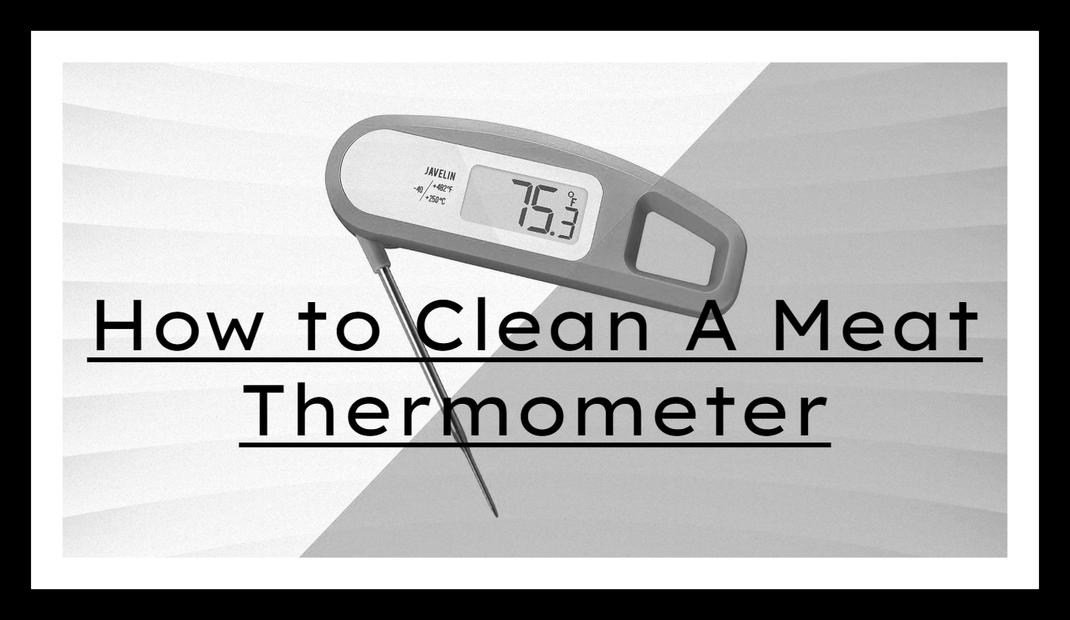 How To Clean A Meat Thermometer in 4 Steps- Back To Basics